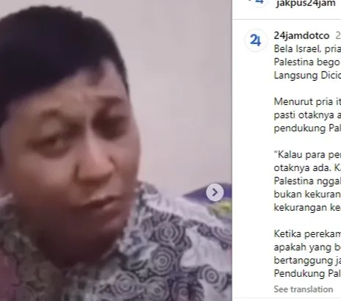 Viral Pria di Tangerang Dukung Israel Sebut Pendukung Palestina Tak Ada Otak, Begini Endingnya