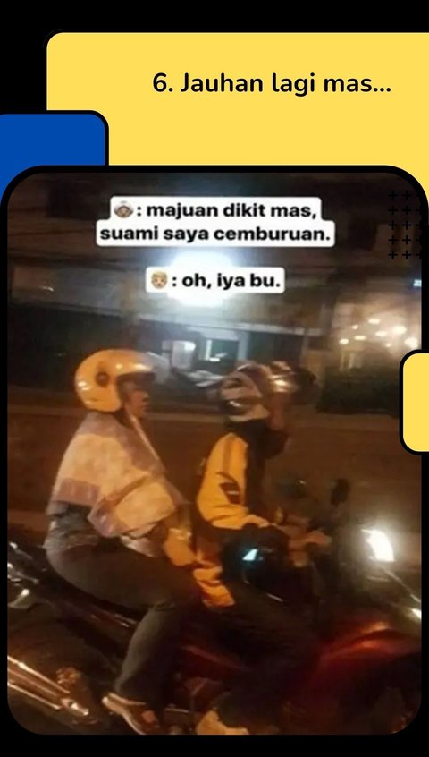 9 Potret Gaya Nyeleneh Emak-emak Dibonceng Driver Ojol, Kelakuannya di Luar Nalar