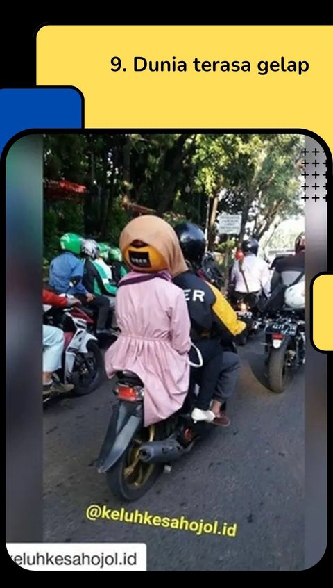 9 Potret Gaya Nyeleneh Emak-emak Dibonceng Driver Ojol, Kelakuannya di Luar Nalar