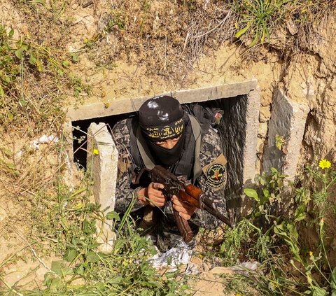 FOTO: Penampakan Terowongan Hamas di Jalur Gaza yang Sulit Dilacak Israel: Sempit, tapi Panjangnya Ratusan Kilometer