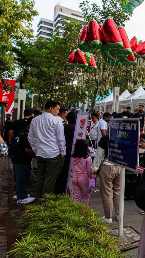 Pembagian semangka ini sebagai bentuk dukungan untuk warga Palestina, karena semangka menjadi simbol solidaritas bagi warga Palestina.<br>