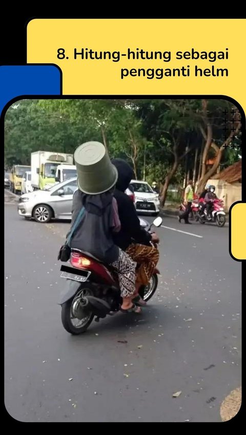 10 Potret Boncenger Bawa Barang Absurd Ini Bikin Ngakak Brutal, Badan Sampai Masuk Toren Air!