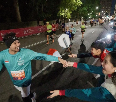 Potret Raffi Ahmad Berhasil Marathon 42 KM di New York 'Alhamdulillah Sehat Walafiat Tanpa Cedera'