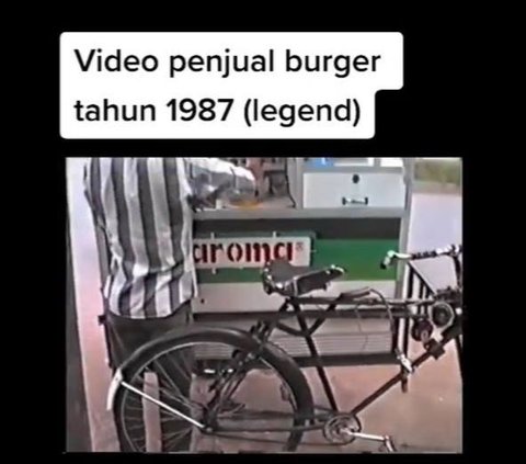 Foto Jadul Pedagang Burger Keliling Tahun 1980-an, Netizen Salfok dengan Harganya: 'yang Beli Sultan'