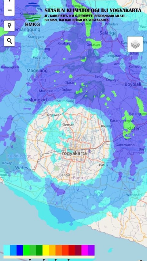 Heboh Awan Hujan Hindari Yogyakarta, Begini Penjelasan BMKG<br>