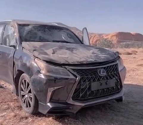 Potret Tempat Sampah Mobil Mewah di Arab Saudi, Lexus Harga Rp3 M Penyok Sedikit Langsung Dibuang