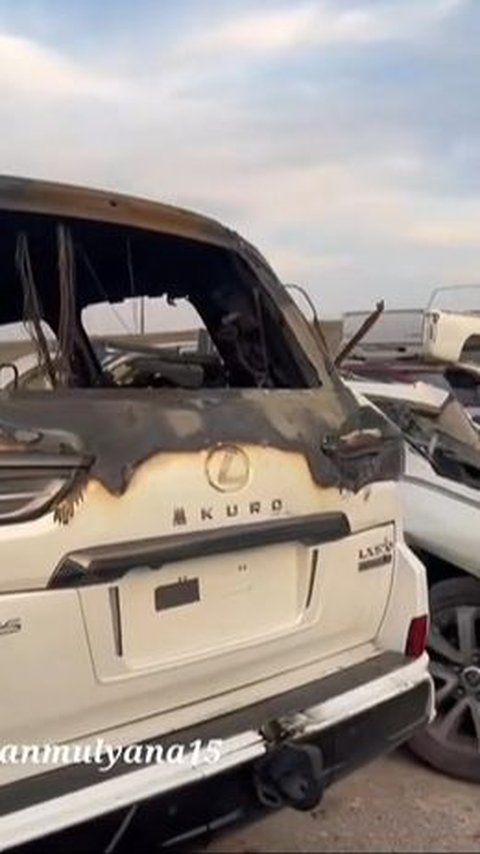 Potret Tempat Sampah Mobil Mewah di Arab Saudi, Lexus Harga Rp3 M Penyok Sedikit Langsung Dibuang