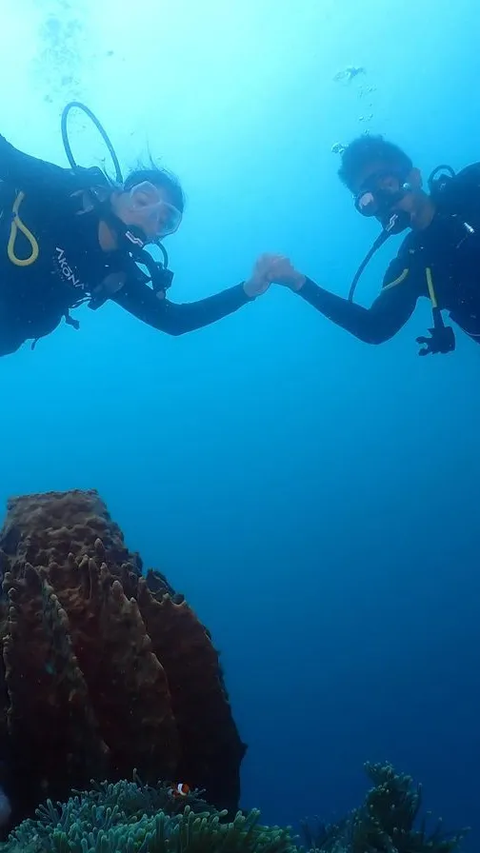 Deretan Foto Kaesang dan Erina Gudono saat Diving di Situbondo, Netizen 'Emang Boleh Seromantis ini'