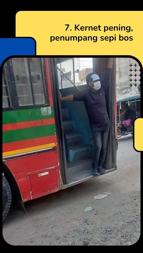 10 Kelakuan Random Penumpang Bus Ini Bikin Cekikikan, Ada-ada aja Tingkahnya