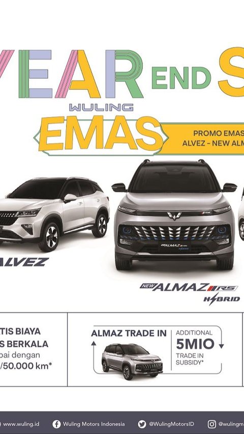 Promo Habis-habisan Wuling di Akhir Tahun