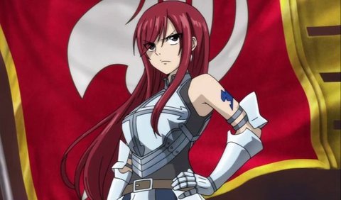 2. Erza Scarlet dalam Fairy Tail Erza Scarlet <br>