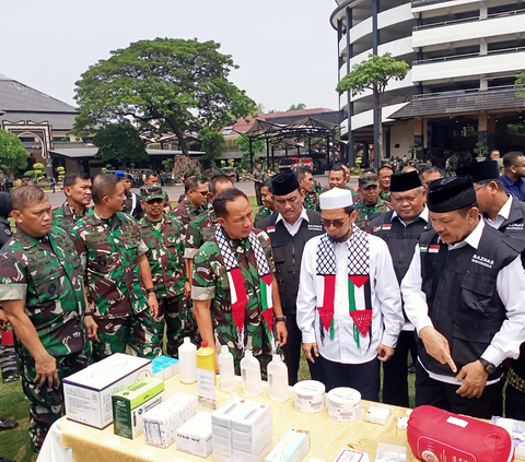 TNI AD Gandeng BAZNAS dan UAH Kirim Bantuan Kemanusiaan untuk Masyarakat Palestina