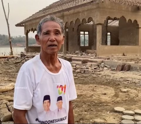 Potret Masjid yang Tenggelam Akibat Terdampak Pembangunan Waduk di Wonogiri, Penampakannya Bikin Miris