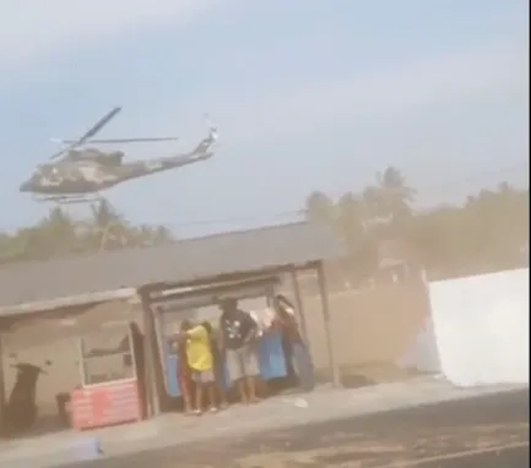 Viral Helikopter Mendarat Bikin Rusak Warung di Pangandaran, Ini Fakta di Baliknya