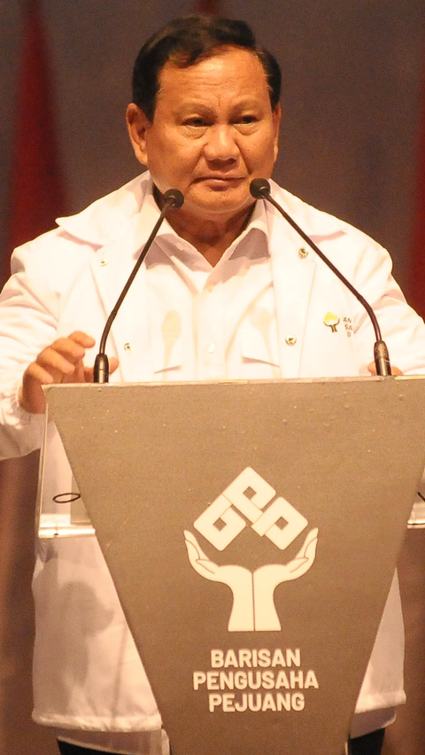 Bakal Calon Presiden Koalisi Indonesia Maju Prabowo Subianto juga sempat memberikan sambutan dab bercerita sedikit di acara deklarasi BPP tersebut.