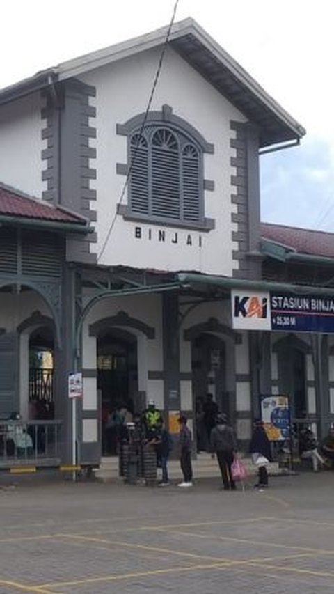 <b>Menilik Stasiun Kereta Api Binjai, Bukti Peninggalan Zaman Kolonial Belanda di Sumatra Utara</b><br>