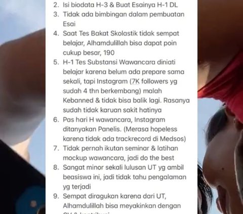 Ia juga menceritakan berbagai hal yang ia alami selama mengikuti seleksi beasiswa LPDP ini. Namun akhirnya, ia lolos dan mendapatkan beasiswa yang ia harapkan ini.