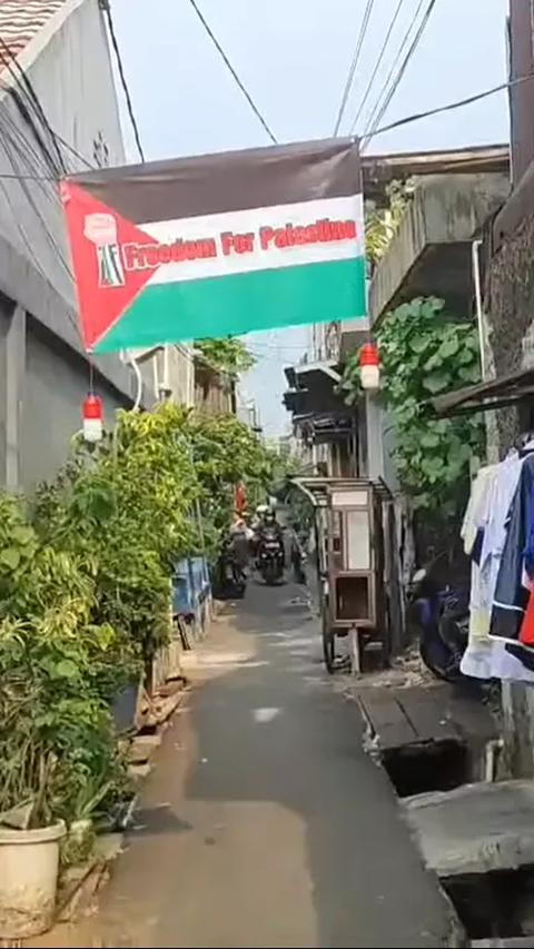 Melihat Kampung Palestina di Palmerah, Warganya Kompak Serukan Pesan Kemanusiaan