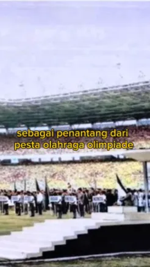 Menariknya, Ganefo dibuat sebagai penantang Pesta Olahraga Olimpiade Tokyo di tahun 1964. <br>