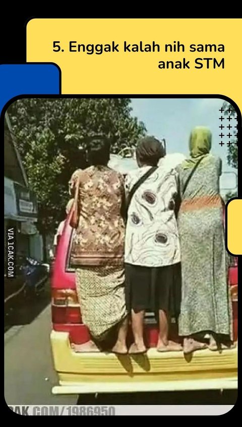 10 Potret Aksi Emak-Emak yang Bikin Kaget Saat Naik Angkot, Sampai Gelayutan!