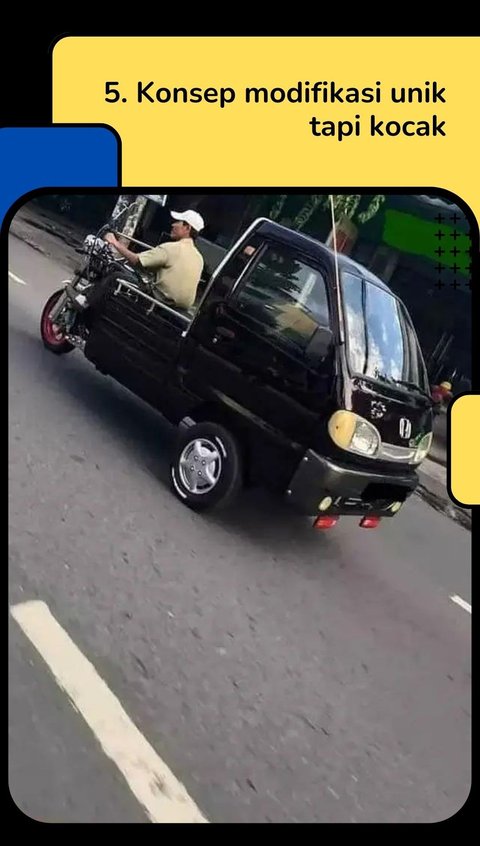 10 Potret Mobil Modifikasi Super Absurd Ini Diubah Jadi Lucu, Dijamin Bingung Sambil Ketawa!