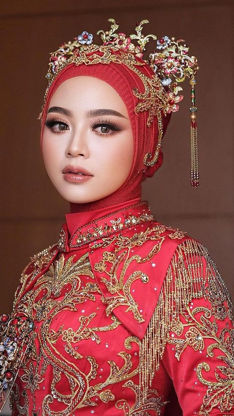 Potret Style Hijab Pengantin China Muslim, Anggunnya Bikin Terpana