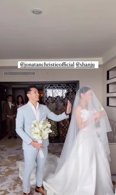 10 Momen Bahagia Pernikahan Jonatan Christie dan Shanju, kini Resmi jadi Pasangan Suami Istri