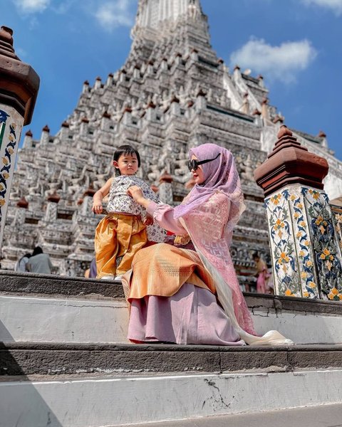 Momen Keseruan Ria Ricis Liburan ke Thailand Bersama Moana, Teuku Ryan 'Hati-hati Yah'