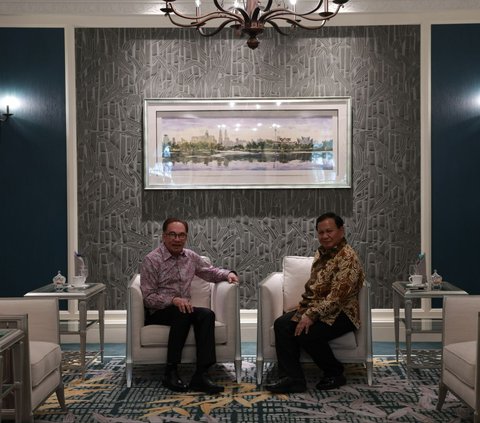 Bertemu PM Malaysia Anwar Ibrahim, Prabowo Ungkap Pernah Mandi di Kali Ciliwung