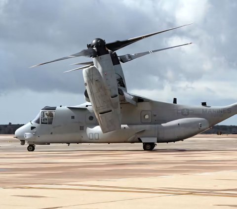 This is the Form of the US Osprey Aircraft Nicknamed the 'Widowmaker' that Recently Crashed in Japan