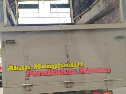 Foto: Beragam Kutipan Unik Tertulis di Mobil Truk, Jadi Bikin Senyum saat Kena Macet