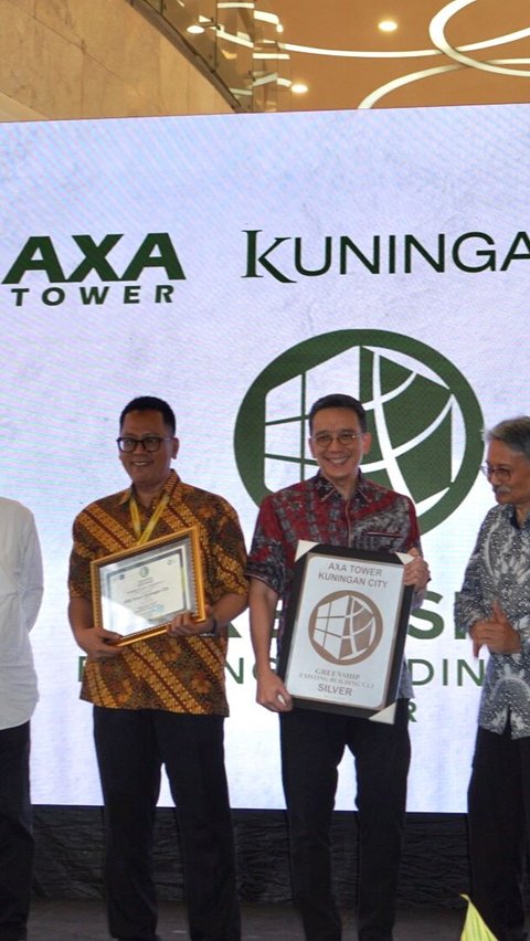 Sah! Axa Tower Raih Sertifikat Green Building Level Silver