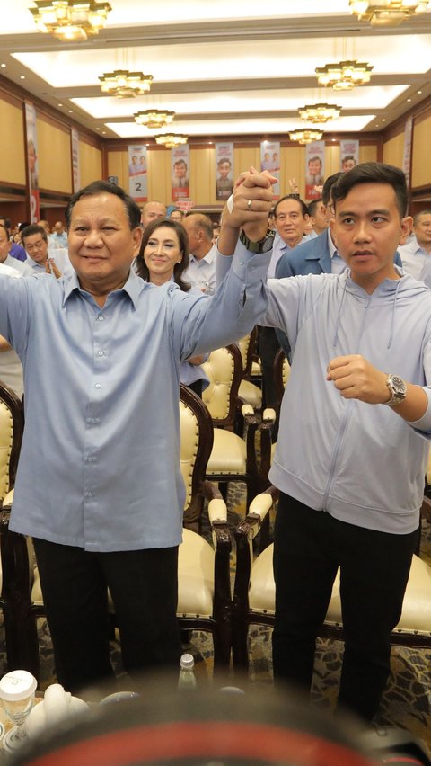 FOTO: Panaskan Mesin Politik, Prabowo-Gibran Hadiri Rakornas Tim Kampanye Nasional