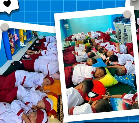 How delightful, there is a Nap Time subject at SD Muhammadiyah IV Sidoarjo