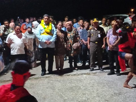 Bupati Aliong Mus Sambut Kajati Maluku Utara di Pulau Taliabu