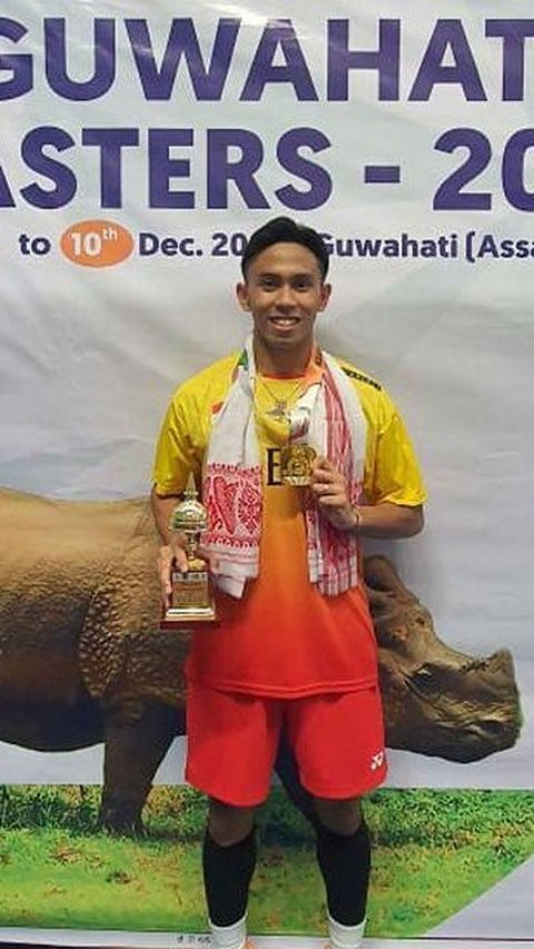 Menangi Laga All Indonesian Final di Guwahati Masters 2023, Ini Sosok Pebulu Tangkis Muda Yohanes Saut Marcellyno