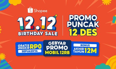 Rangkaian Promo Fantastis Bakal Meriahkan Puncak Shopee 12.12 Birthday Sale, Ada TV Show Bersama Juga!