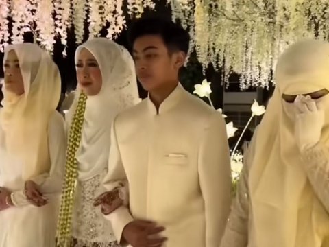 Ini Momen Haru di Pernikahan Adiba Khanza dan Egy, Ummi Pipik Terus Usap Air Mata