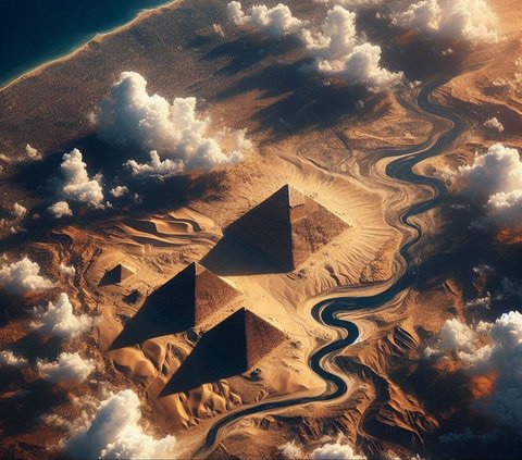 Revealed from Outer Space, Turns Out the Egyptian Pyramids Were Built with Water Method