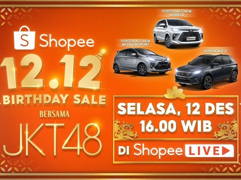 Puncak Shopee 12.12 Birthday Sale Presents Flash Sale of Cars to Star-Studded TV Shows!