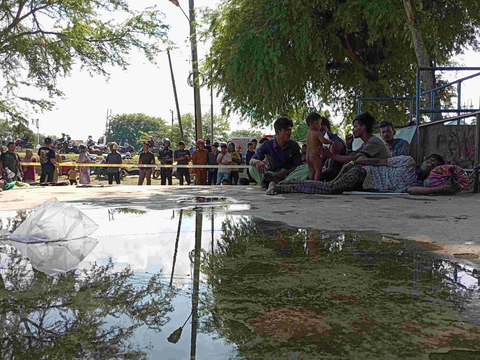 Kembali Terusir, Potret Pengungsi Rohingya Terlantar di Arena Skateboard Taman Sulthanah Safiatuddin Aceh