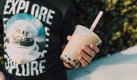 ilustrasi minuman boba