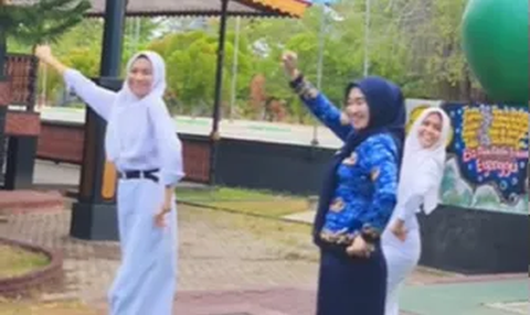 Dikira Siswa, Sosok Wanita Berwajah Manis