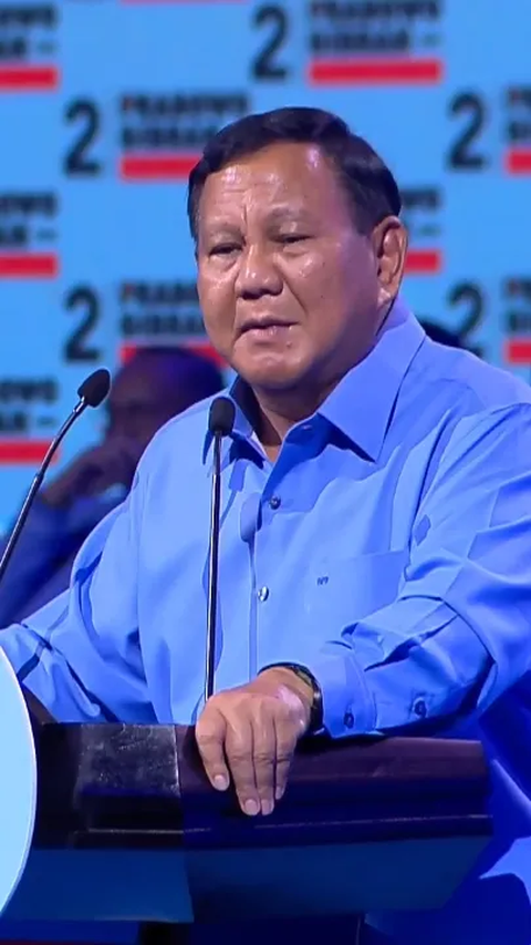 Panggung Debat Pilpres Keempat Prabowo <br>