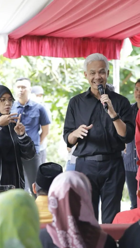 Capres nomor urut 3 Ganjar Pranowo.