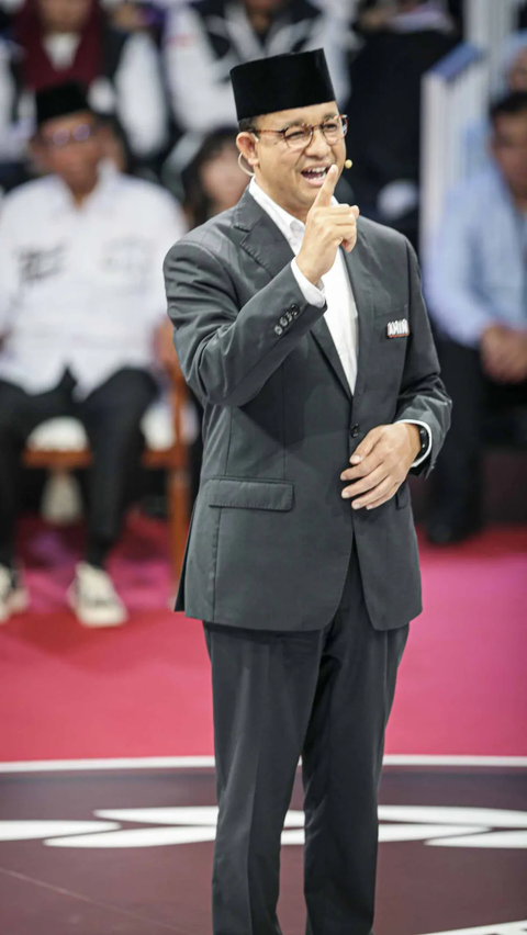 Capres Anies dalam debat perdana Pilpres 2024