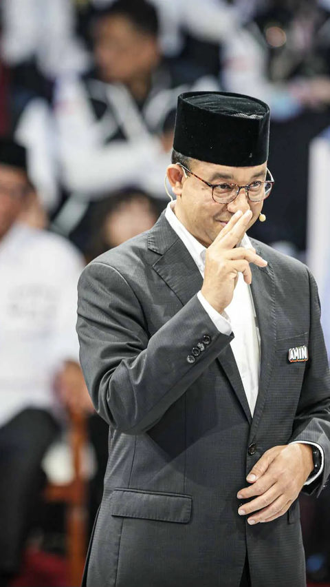 Capres Anies dalam debat perdana Pilpres 2024