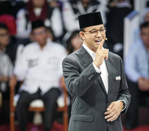 Capres Anies dalam debat perdana Pilpres 2024