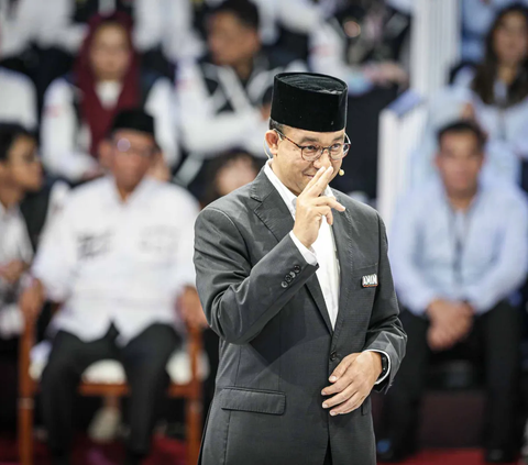 Capres Anies dalam debat perdana Pilpres 2024