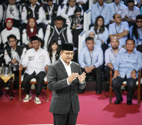 Rangkuman Debat Pilpres Perdana Anies: Sindir Hukum Bengkok Sampai Debat Panas Lawan Prabowo